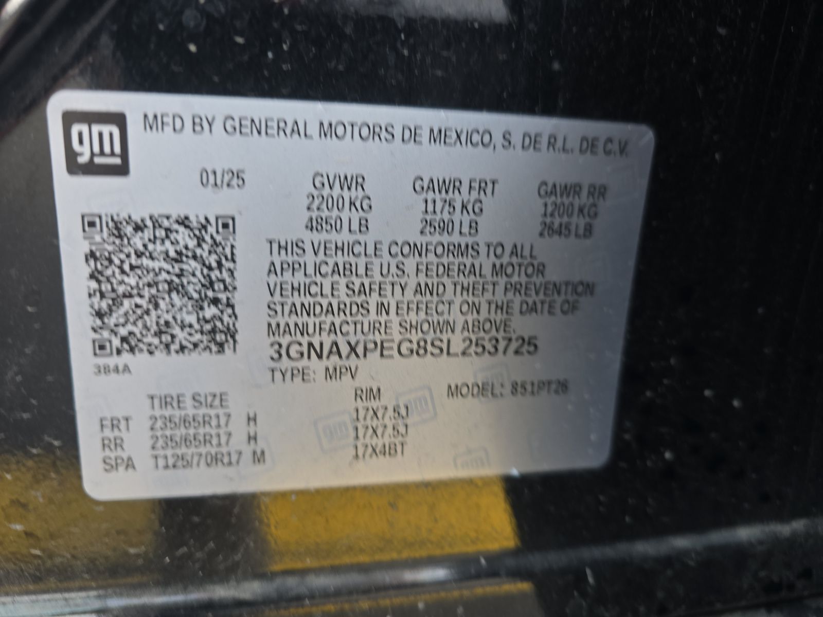 2025 Chevrolet Equinox LT AWD