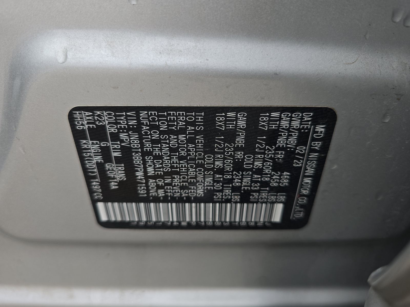 2023 Nissan Rogue SV AWD