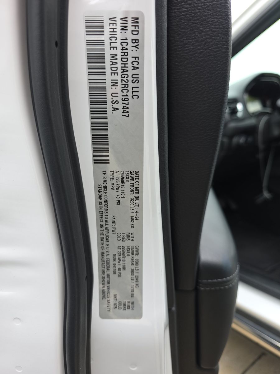 2024 Dodge Durango SXT RWD