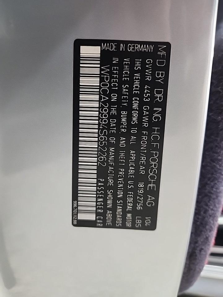 2004 Porsche 911 Carrera 4S AWD