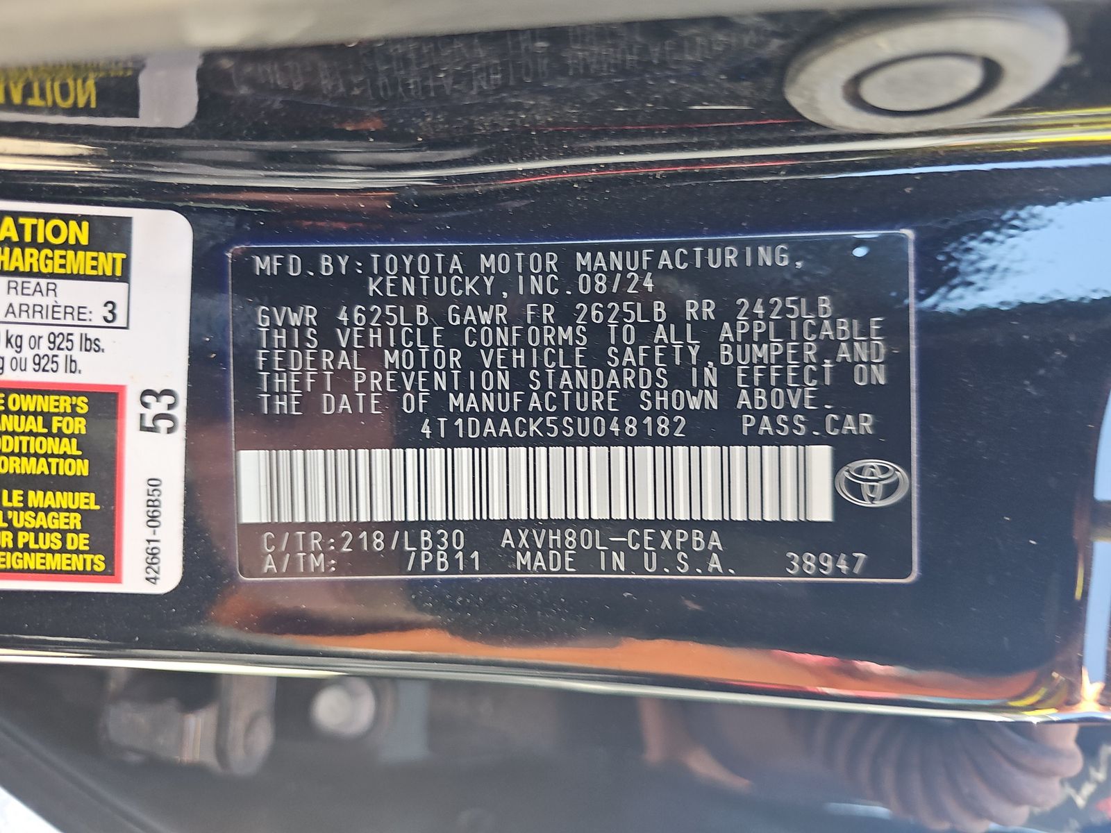 2025 Toyota Camry XSE FWD