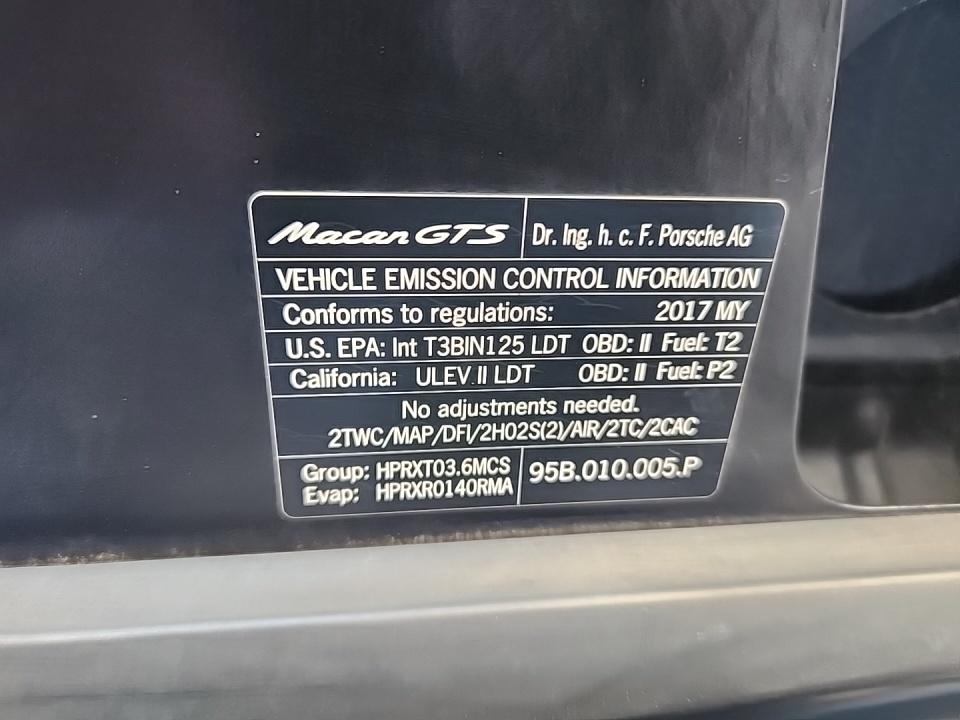 2017 Porsche Macan GTS AWD