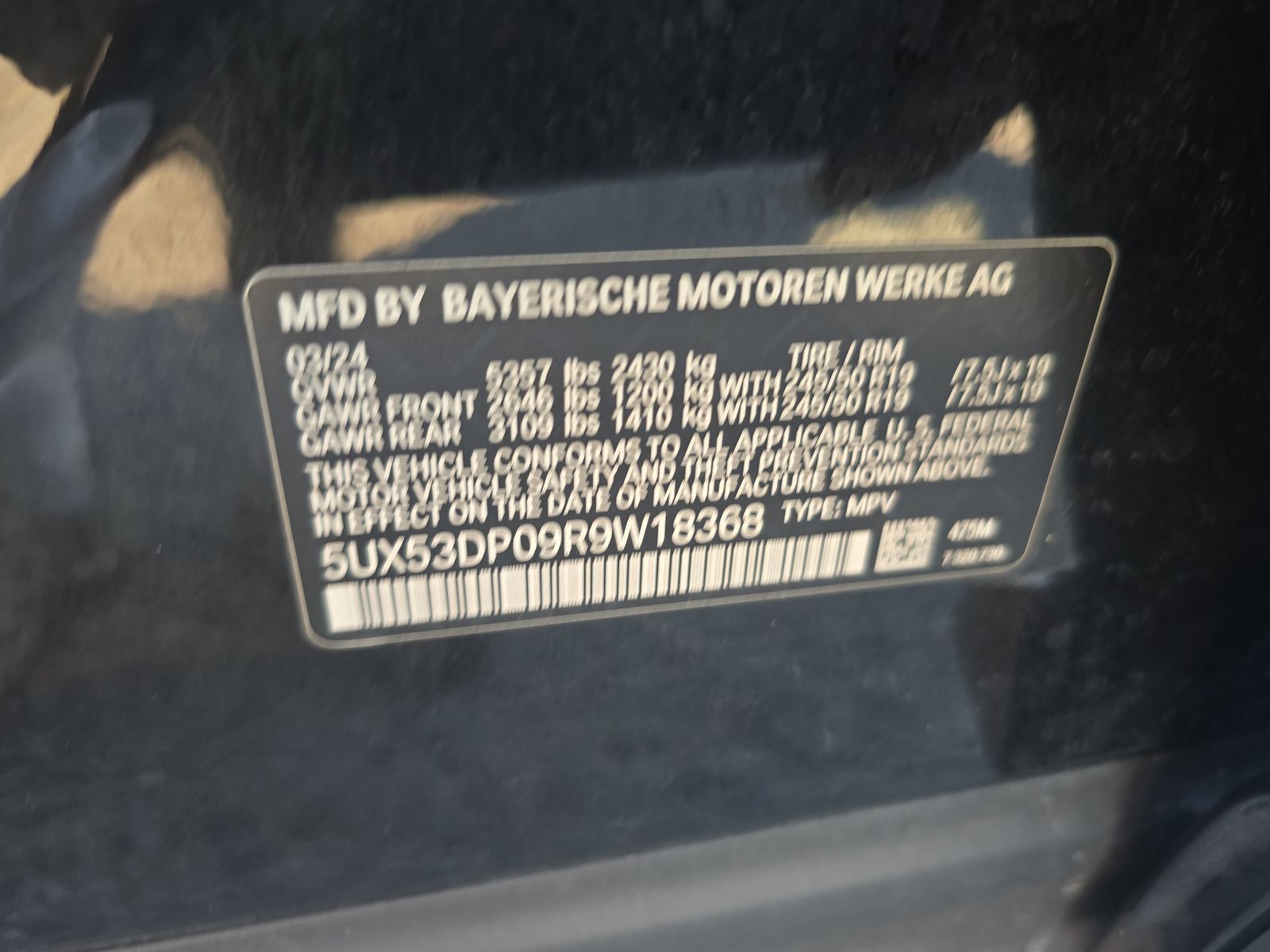 2024 BMW X3 xDrive30i AWD