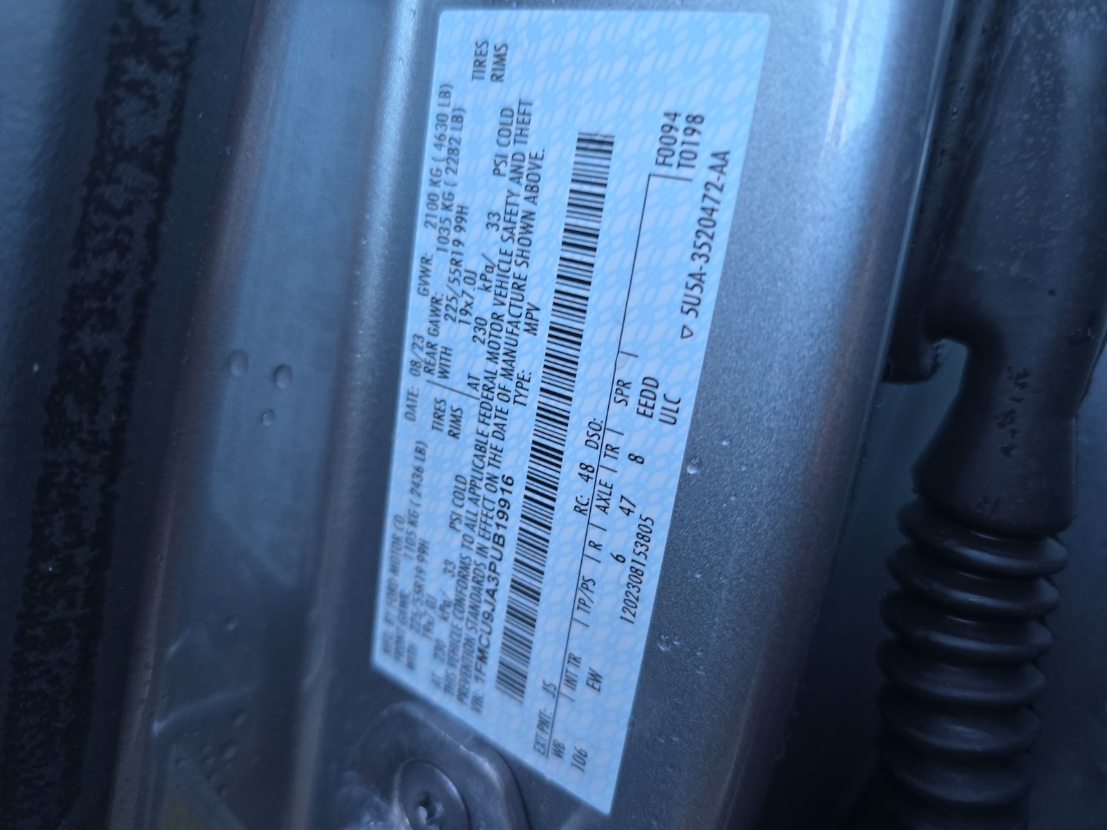 2023 Ford Escape Platinum AWD