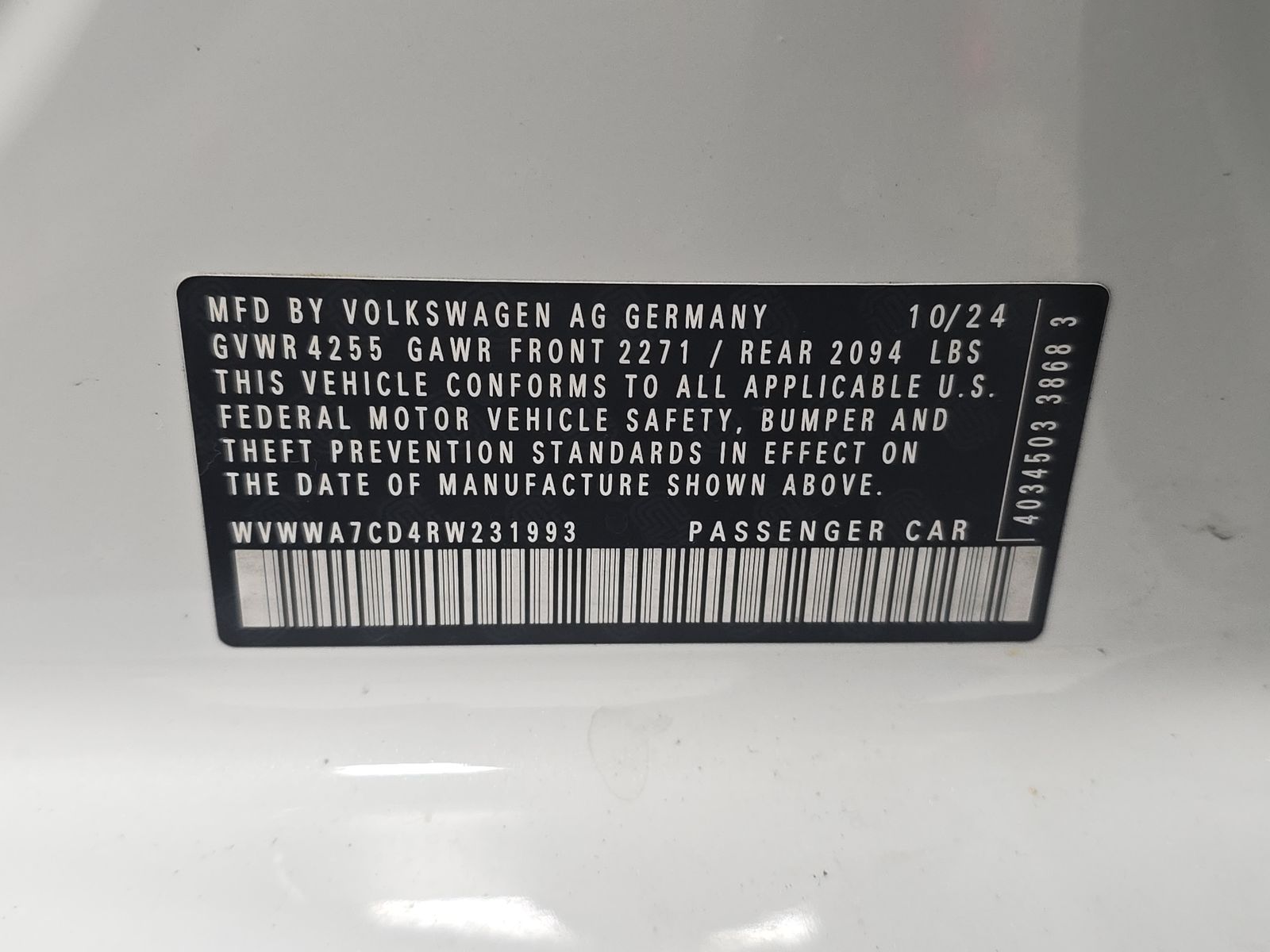 2024 Volkswagen Golf GTI 2.0T 380 Autobahn FWD