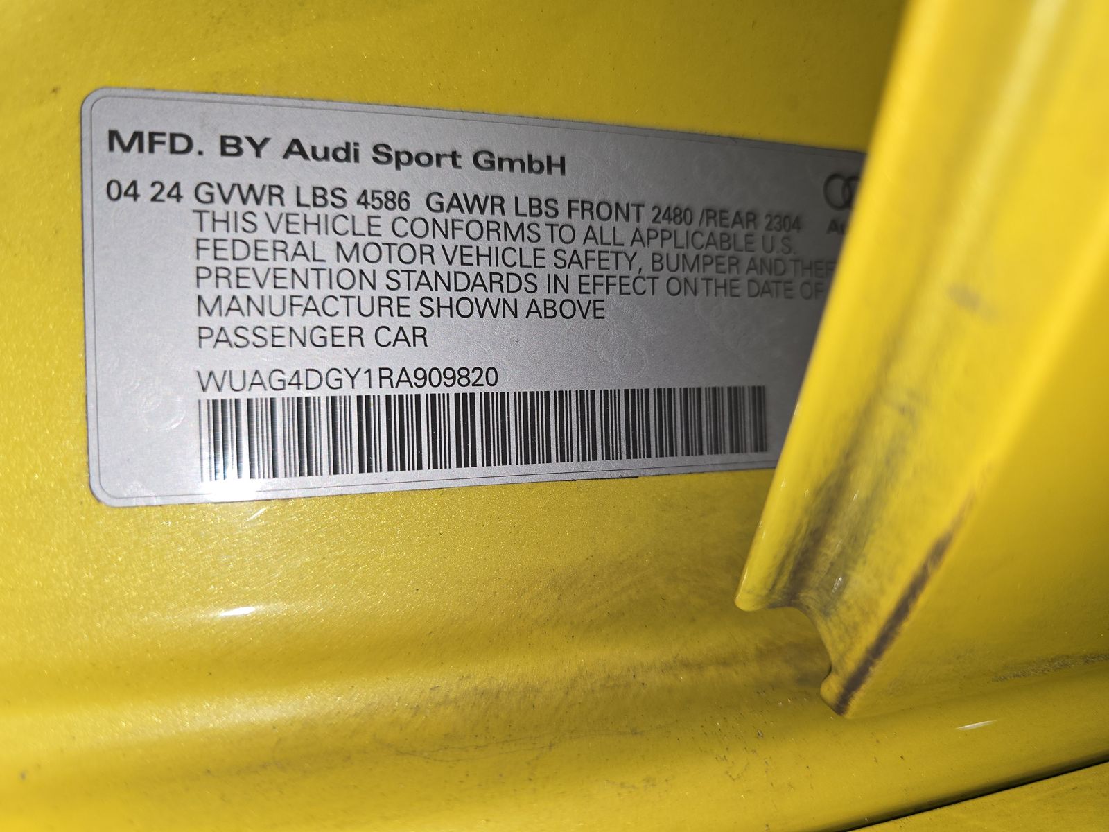 2024 Audi RS 3 Base AWD