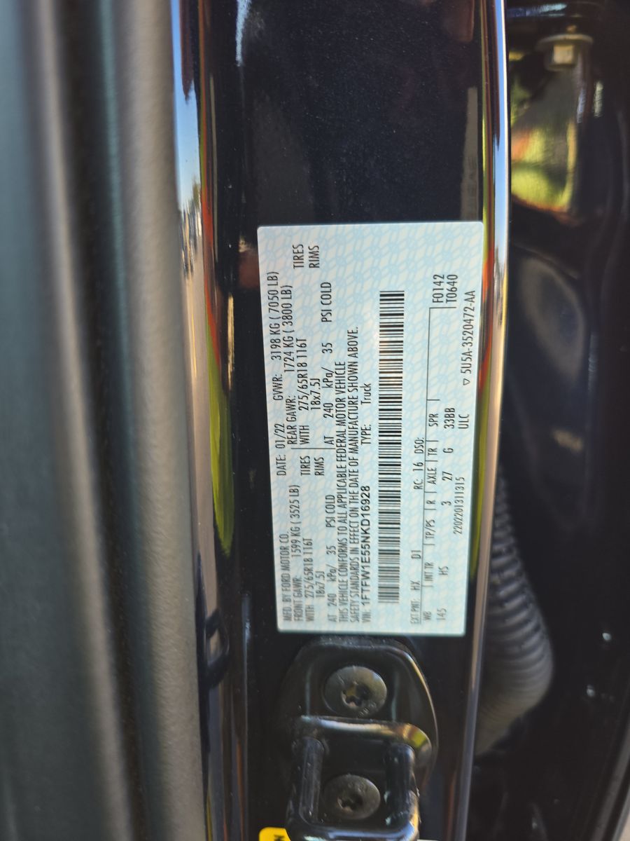 2022 Ford F-150 Lariat AWD