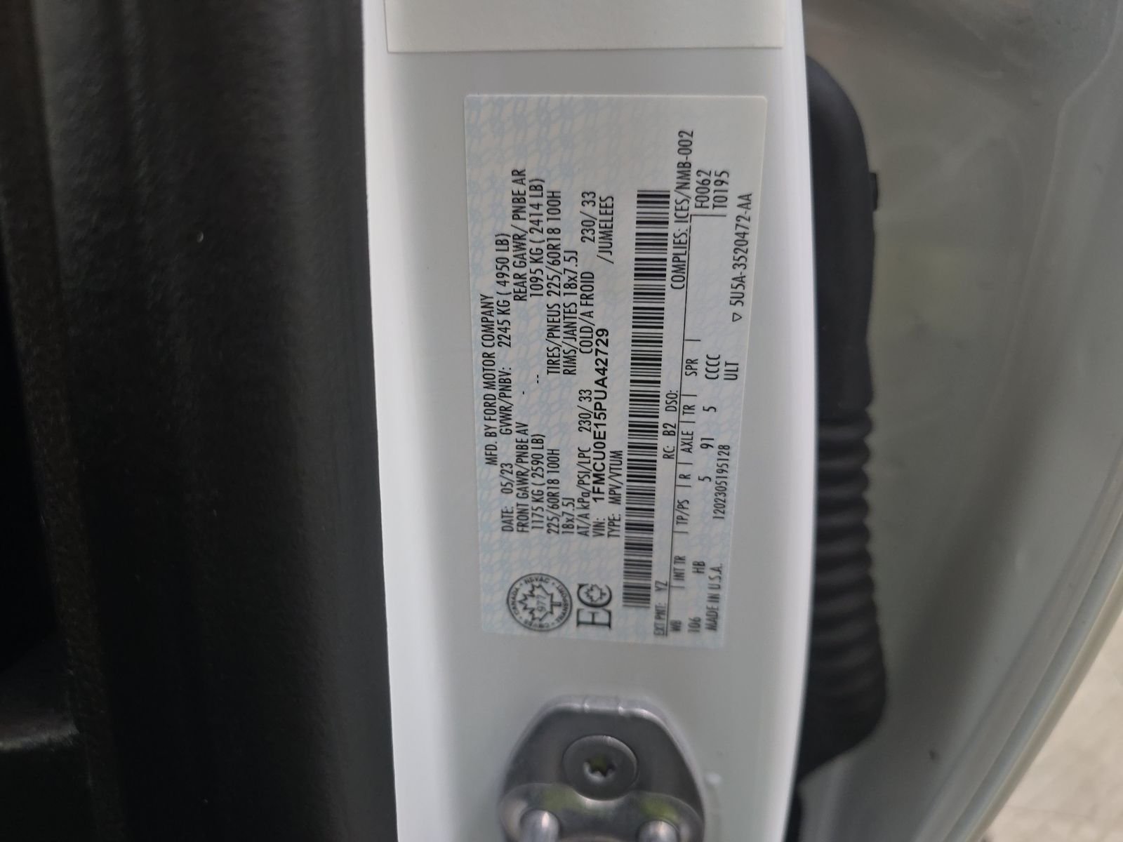 2023 Ford Escape Plug-In Hybrid FWD