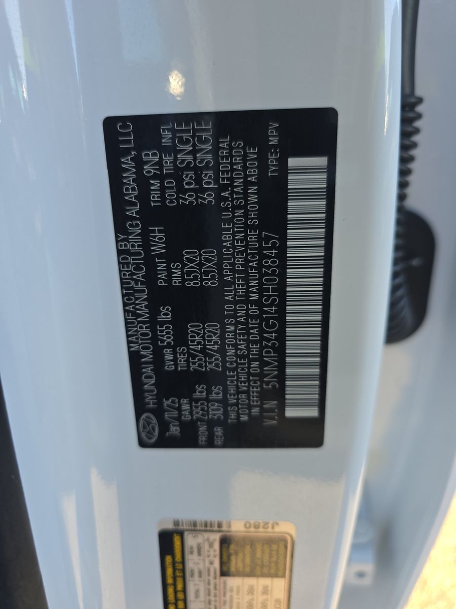 2025 Hyundai Santa Fe Hybrid Limited FWD