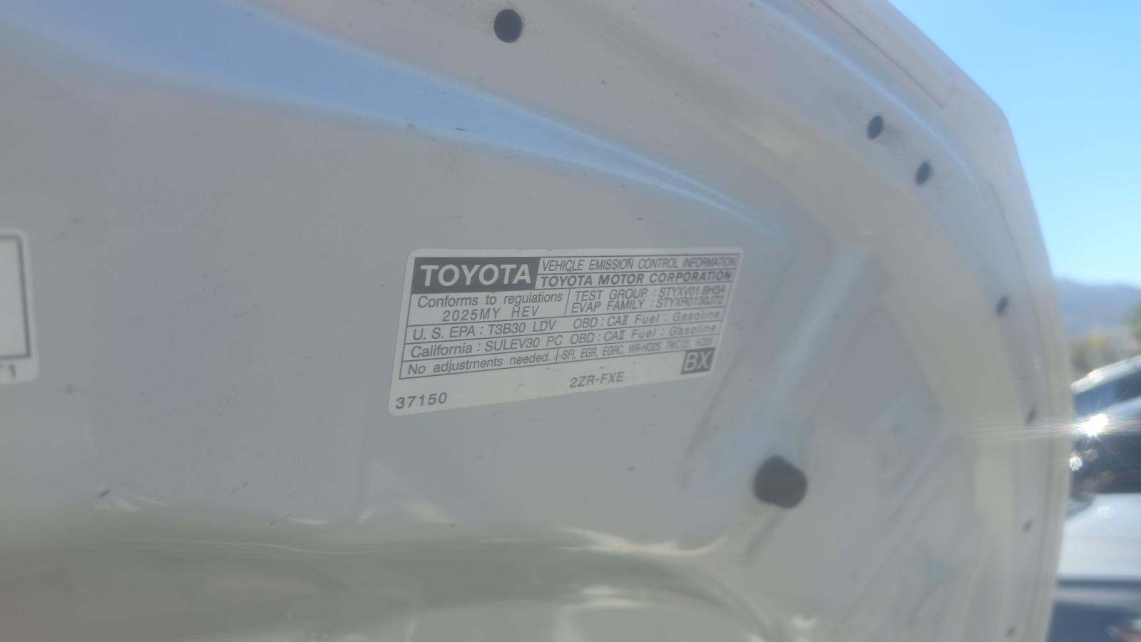 2025 Toyota Corolla Hybrid SE FWD