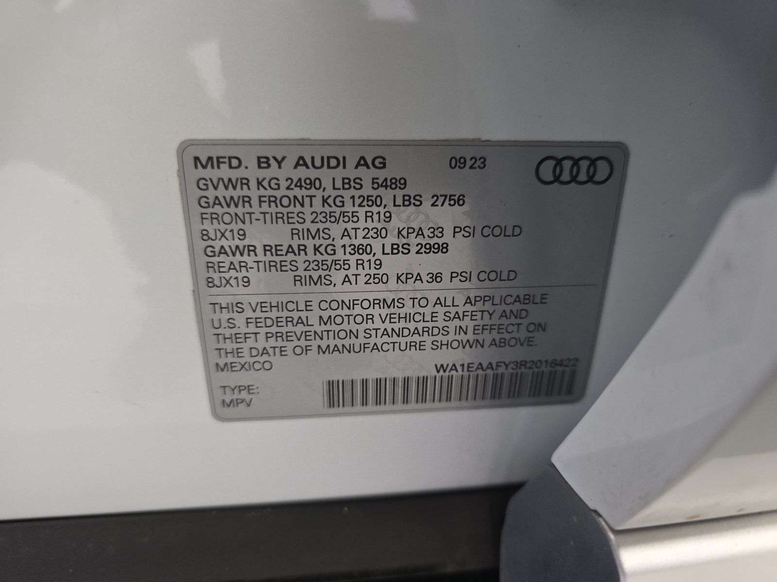 2024 Audi Q5 S line Premium Plus AWD