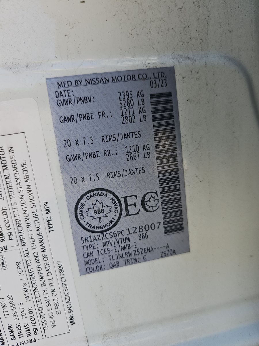 2023 Nissan Murano SL AWD