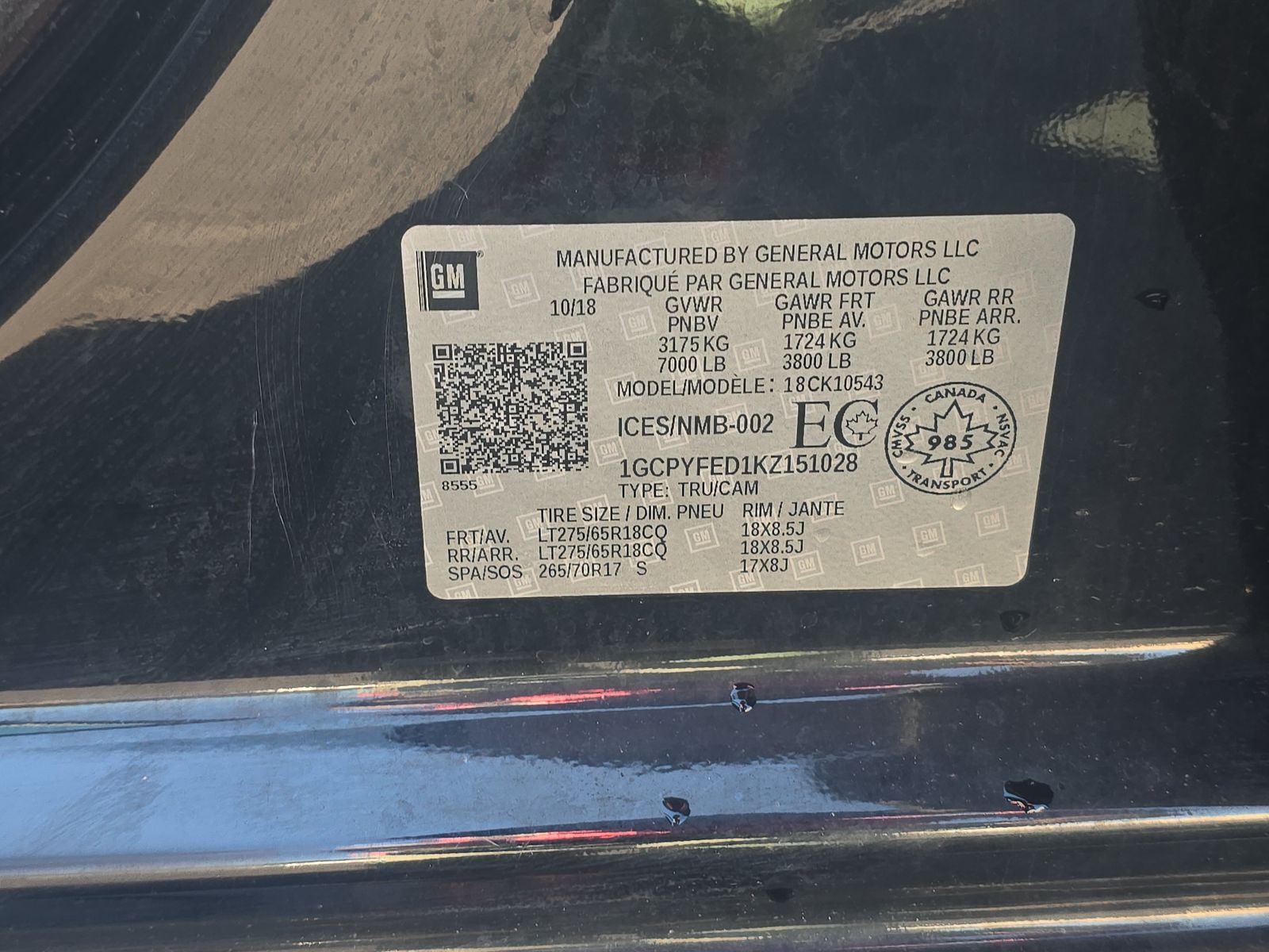 2019 Chevrolet Silverado 1500 LT Trail Boss AWD