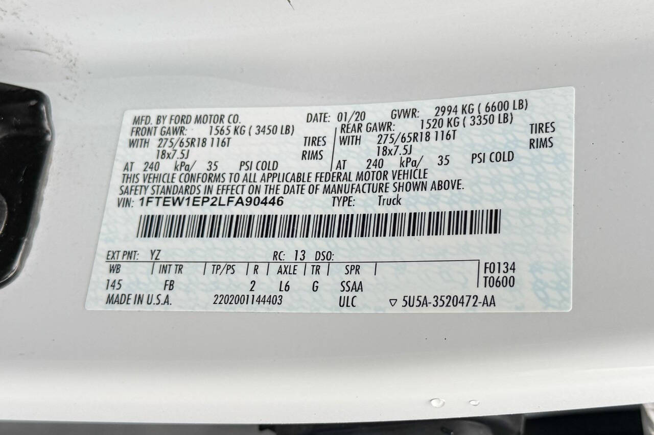 2020 Ford F-150 XLT AWD