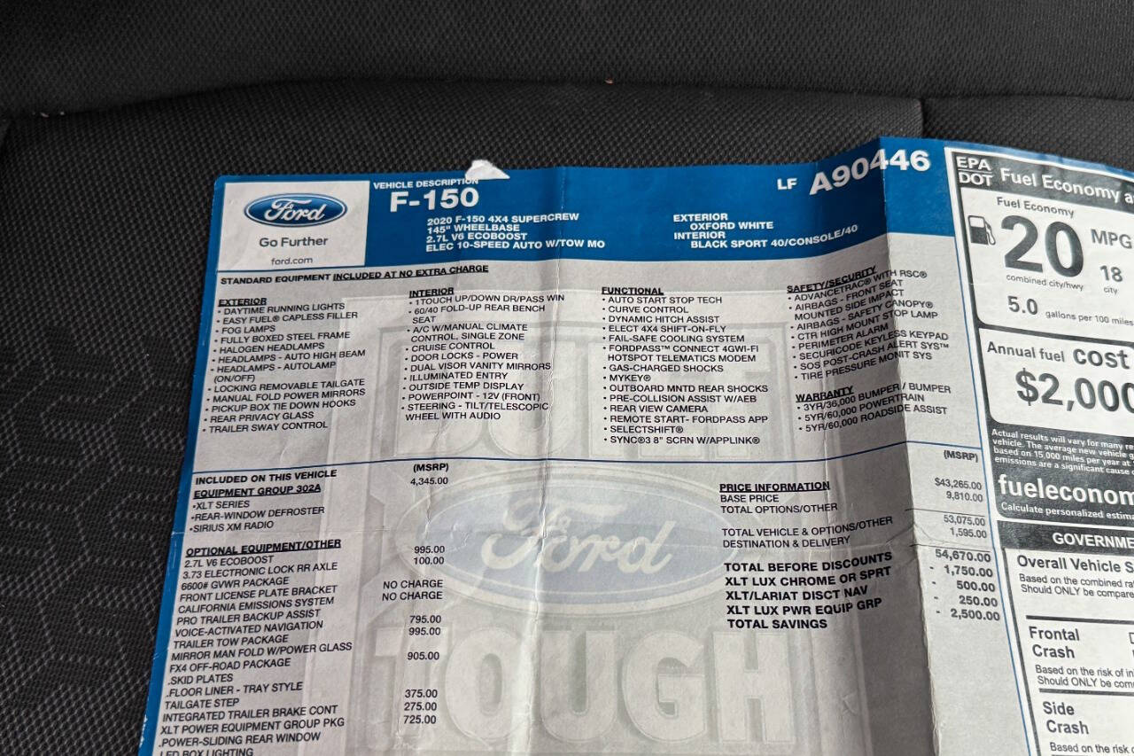 2020 Ford F-150 XLT AWD