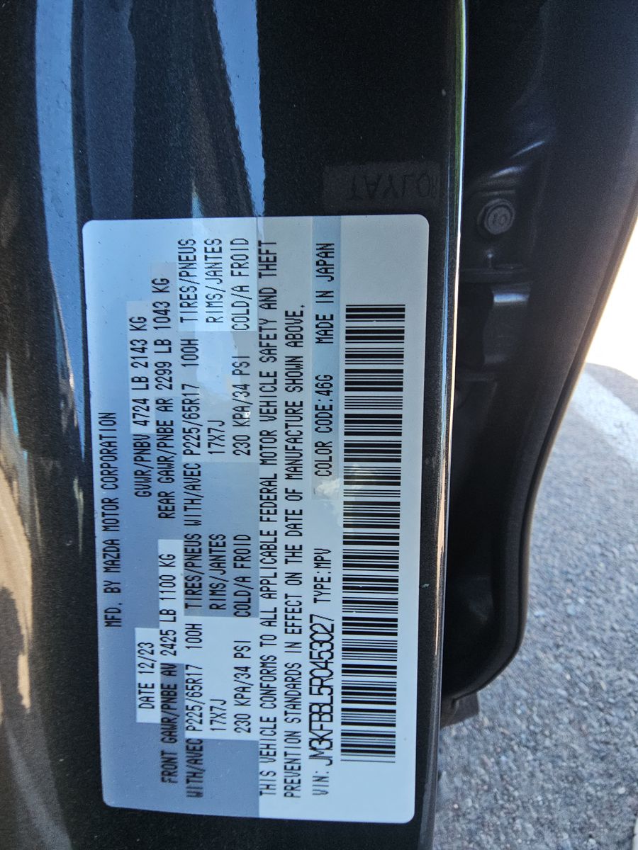 2024 MAZDA CX-5 2.5 S Select Package AWD