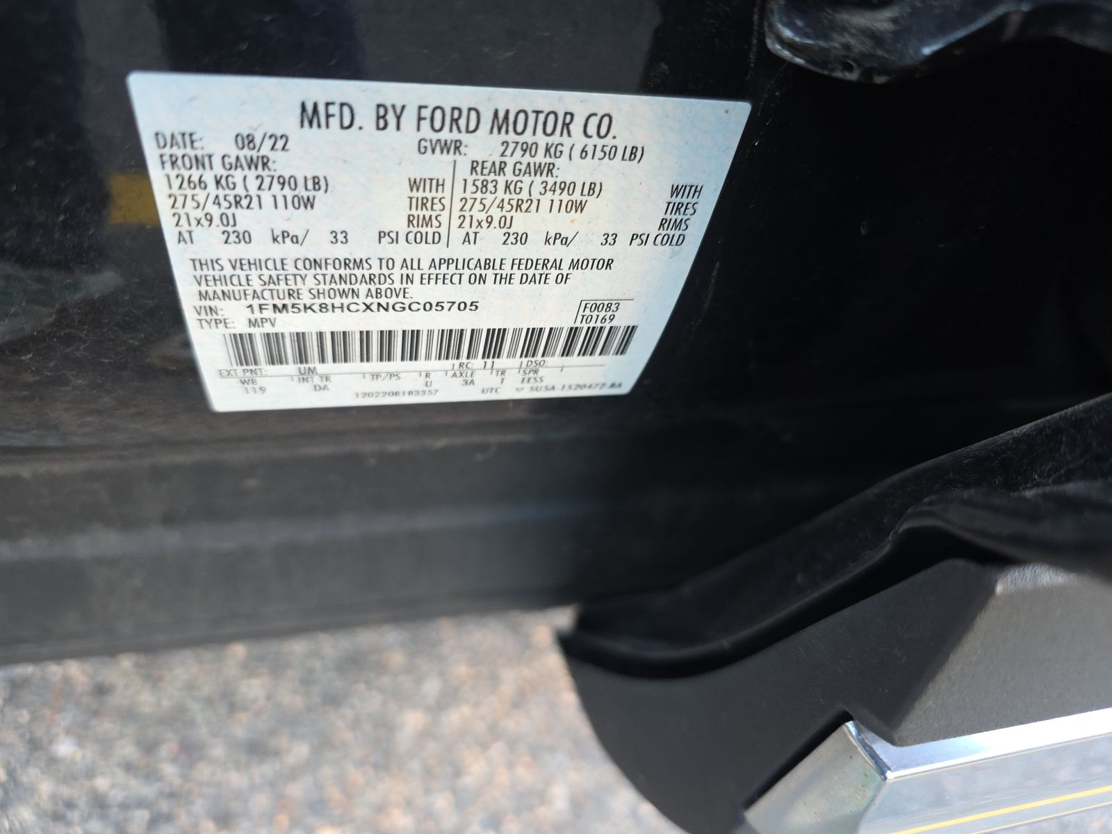 2022 Ford Explorer Platinum AWD