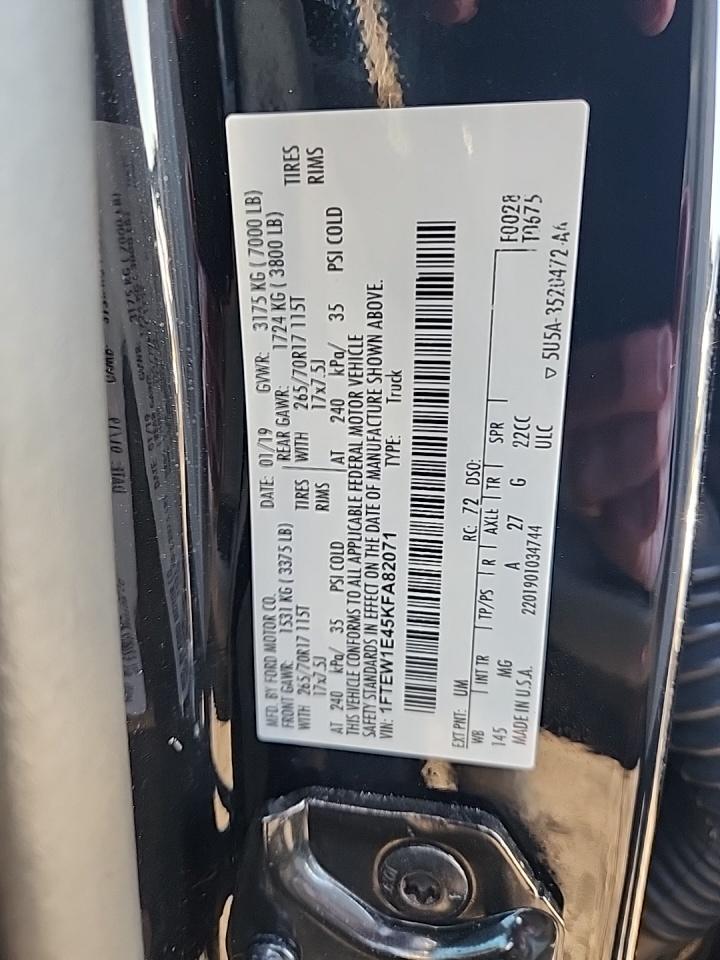 2019 Ford F-150 XLT AWD