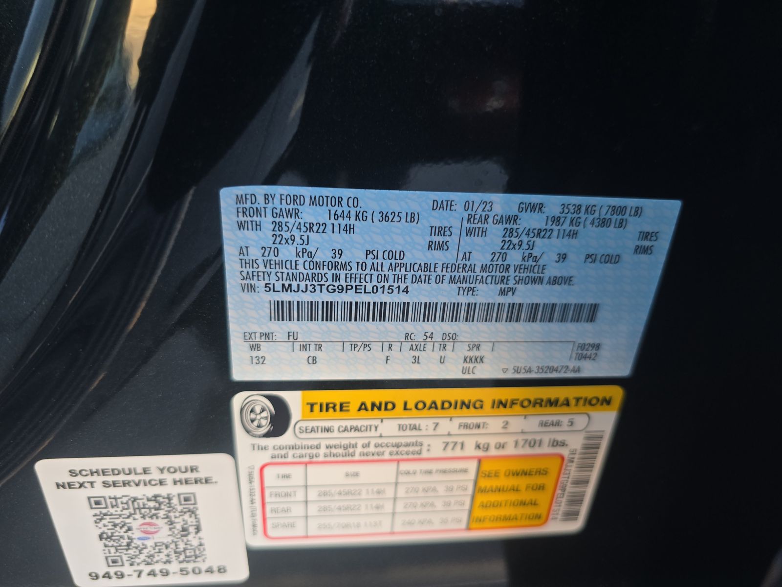 2023 Lincoln Navigator L Black Label AWD