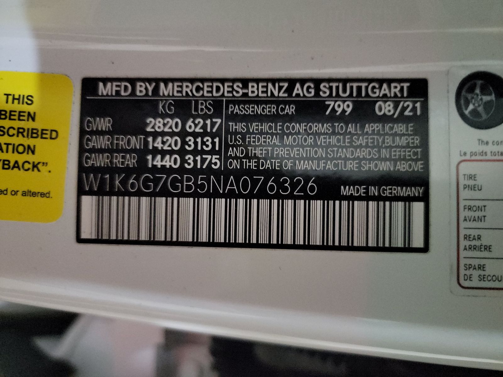 2022 Mercedes-Benz S-Class S 580 AWD