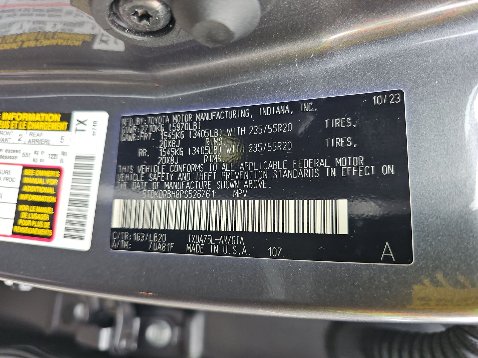 2023 Toyota Highlander Limited AWD