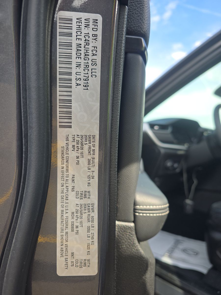 2024 Jeep Grand Cherokee Altitude X AWD