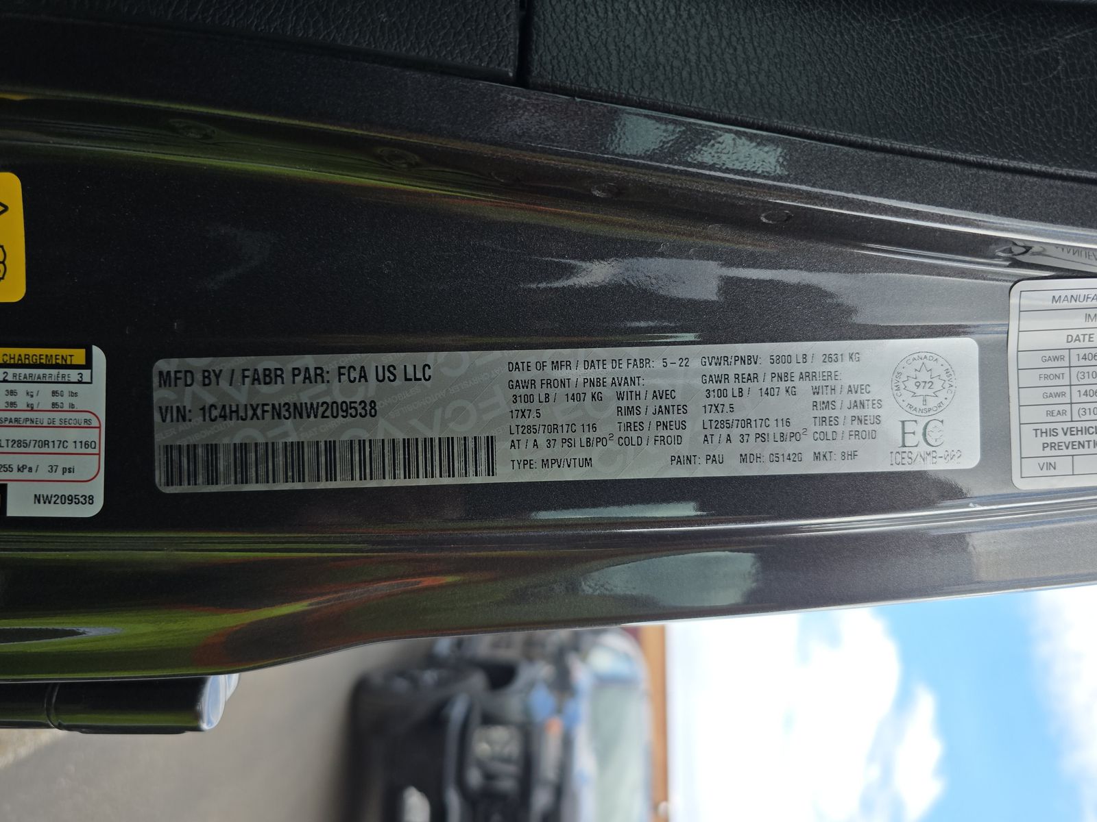 2022 Jeep Wrangler Unlimited Rubicon AWD