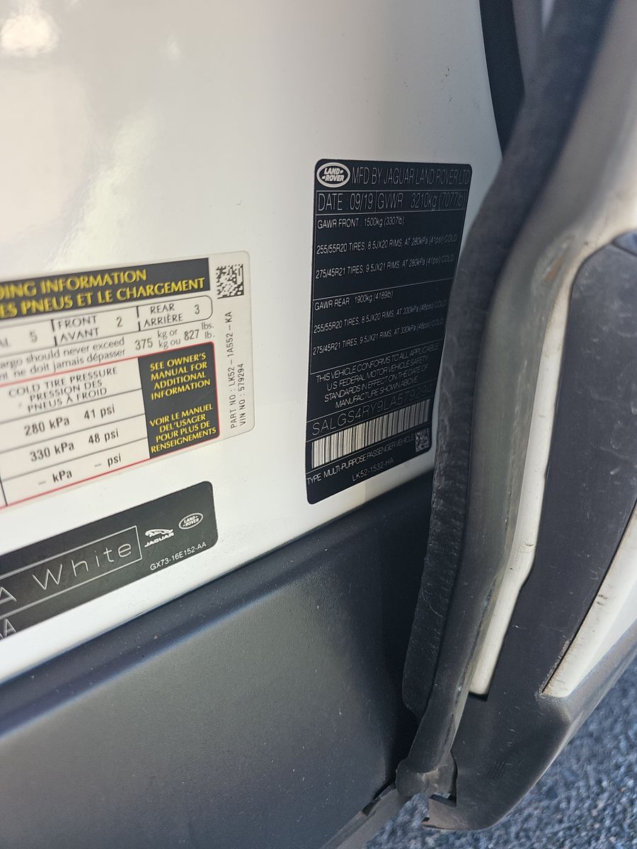 2020 Land Rover Range Rover Plug-In Hybrid HSE AWD