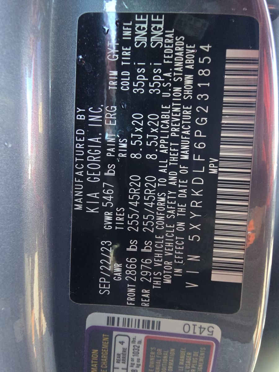 2023 Kia Sorento SX AWD