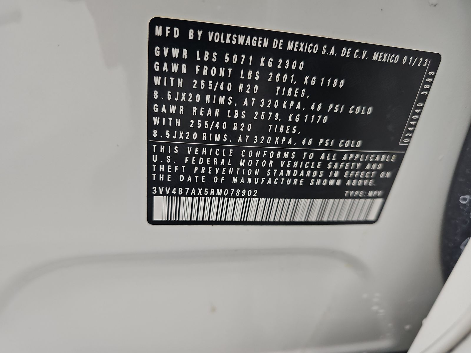 2024 Volkswagen Tiguan 2.0T SEL R-Line AWD