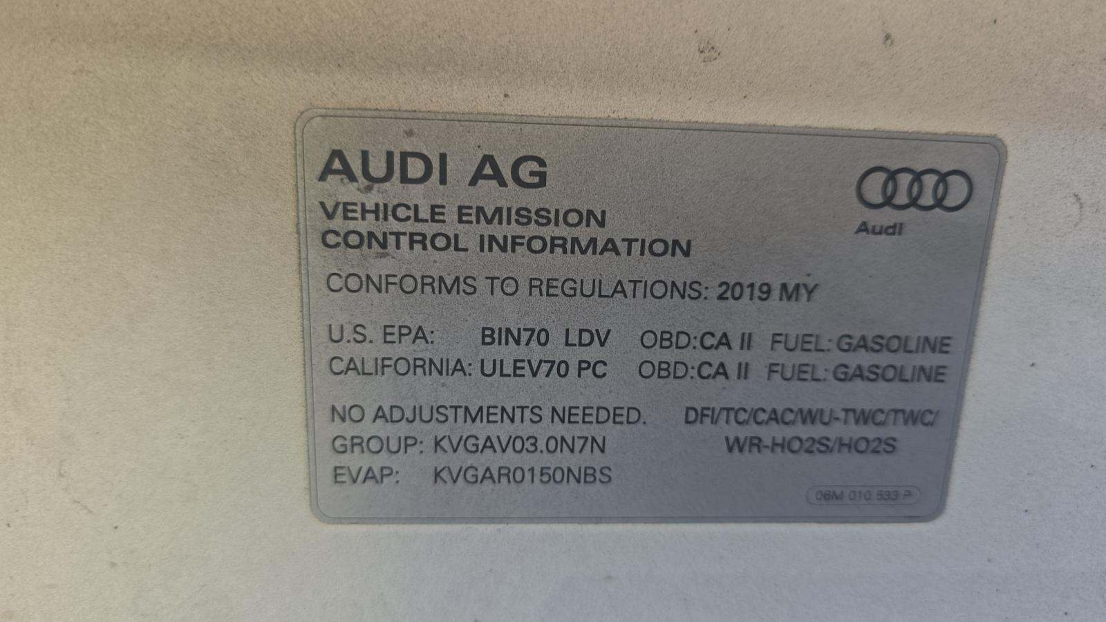 2019 Audi A7 3.0T Premium Plus AWD