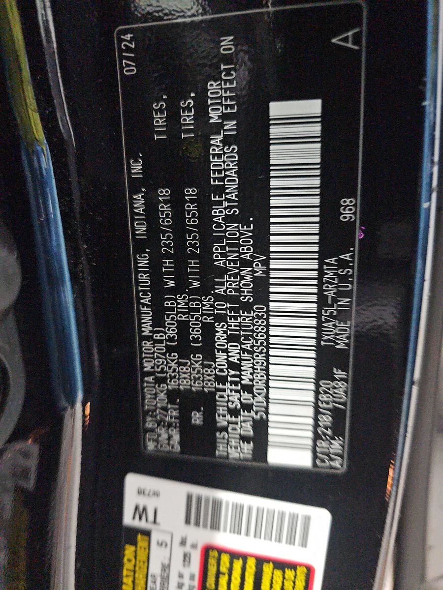 2024 Toyota Highlander XLE AWD