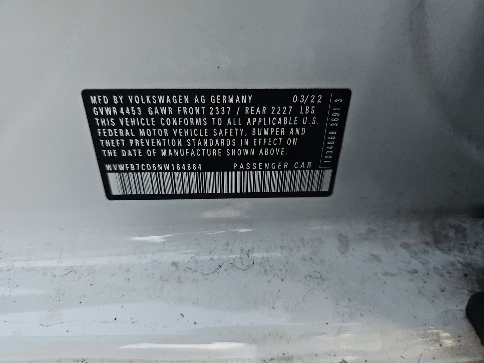 2022 Volkswagen Golf R AWD