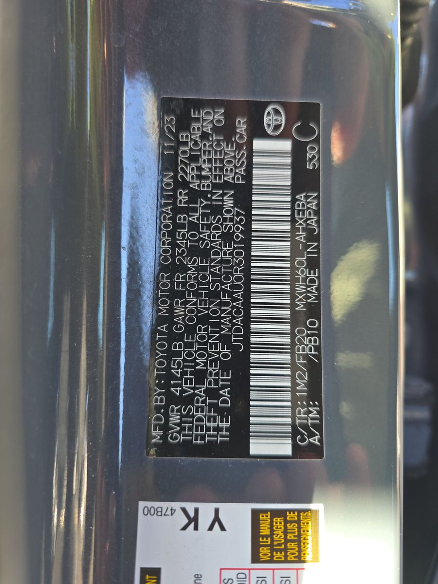 2024 Toyota Prius LE FWD