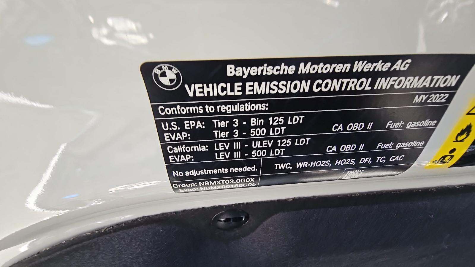 2022 BMW X5 xDrive40i AWD