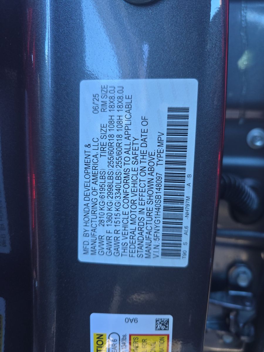 2025 Honda Pilot EX-L AWD