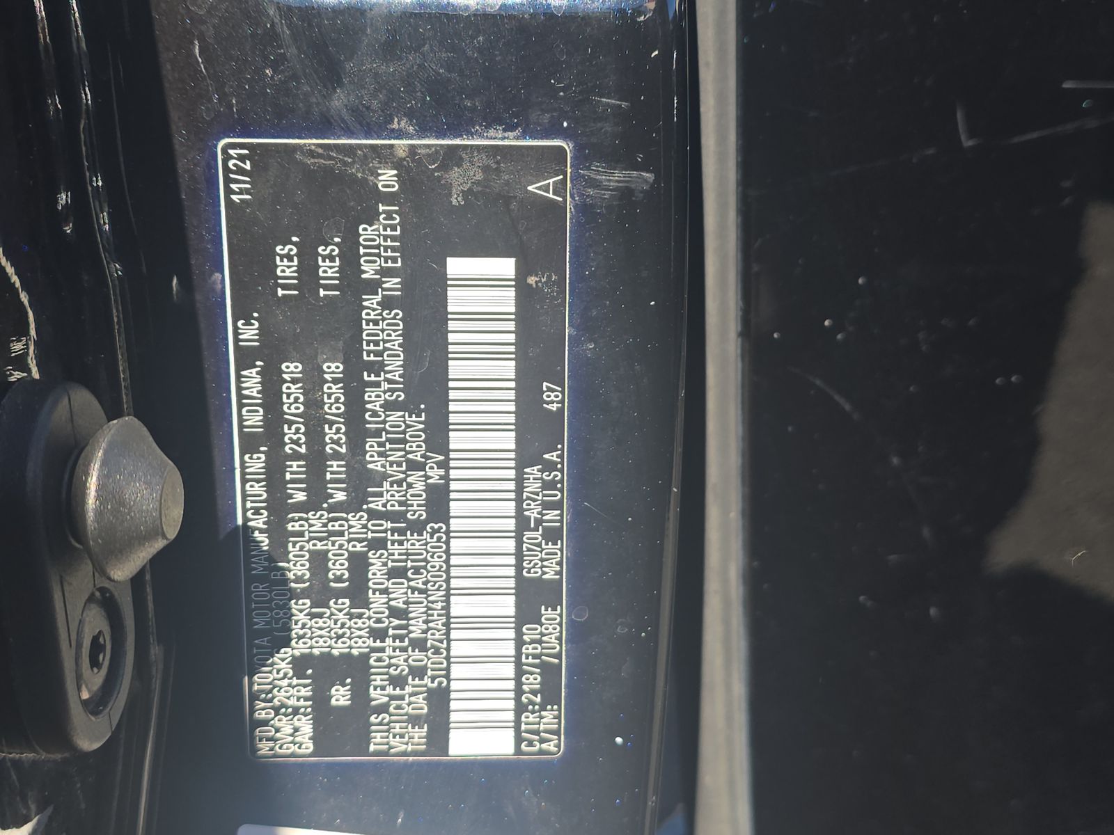 2022 Toyota Highlander L FWD