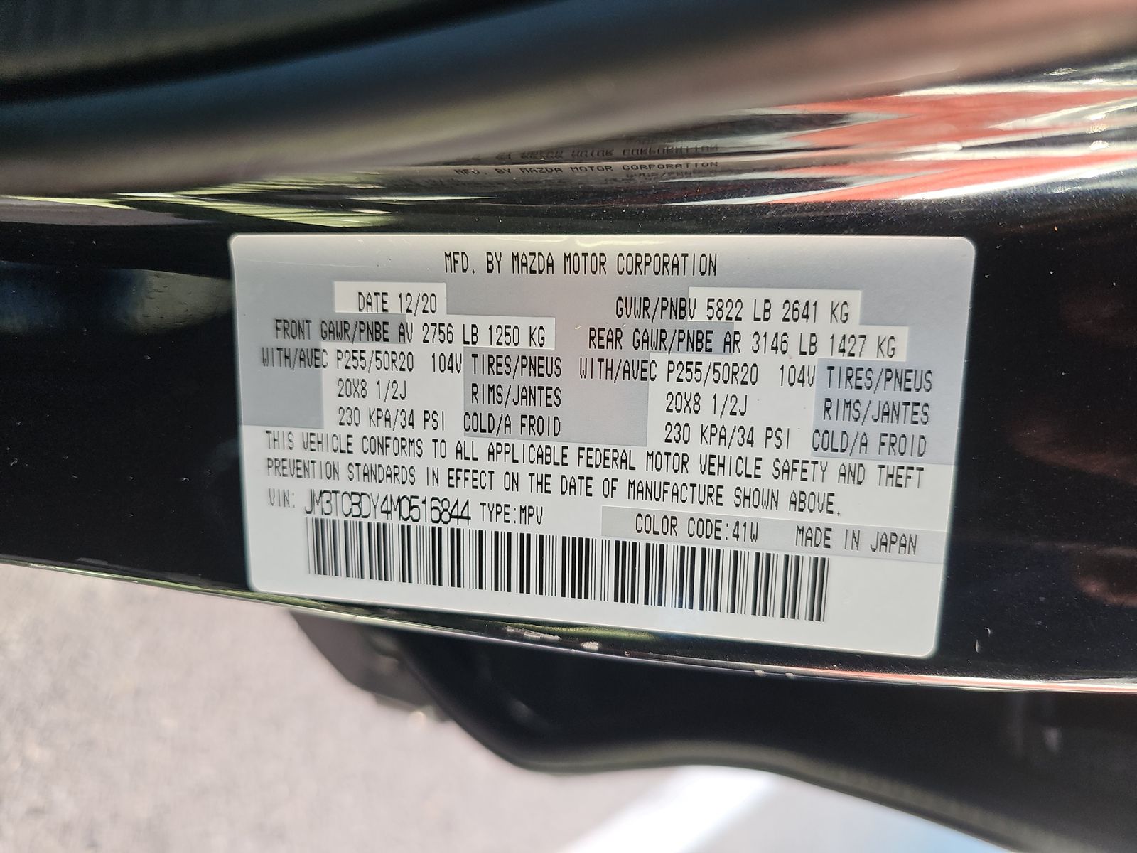 2021 MAZDA CX-9 Grand Touring AWD