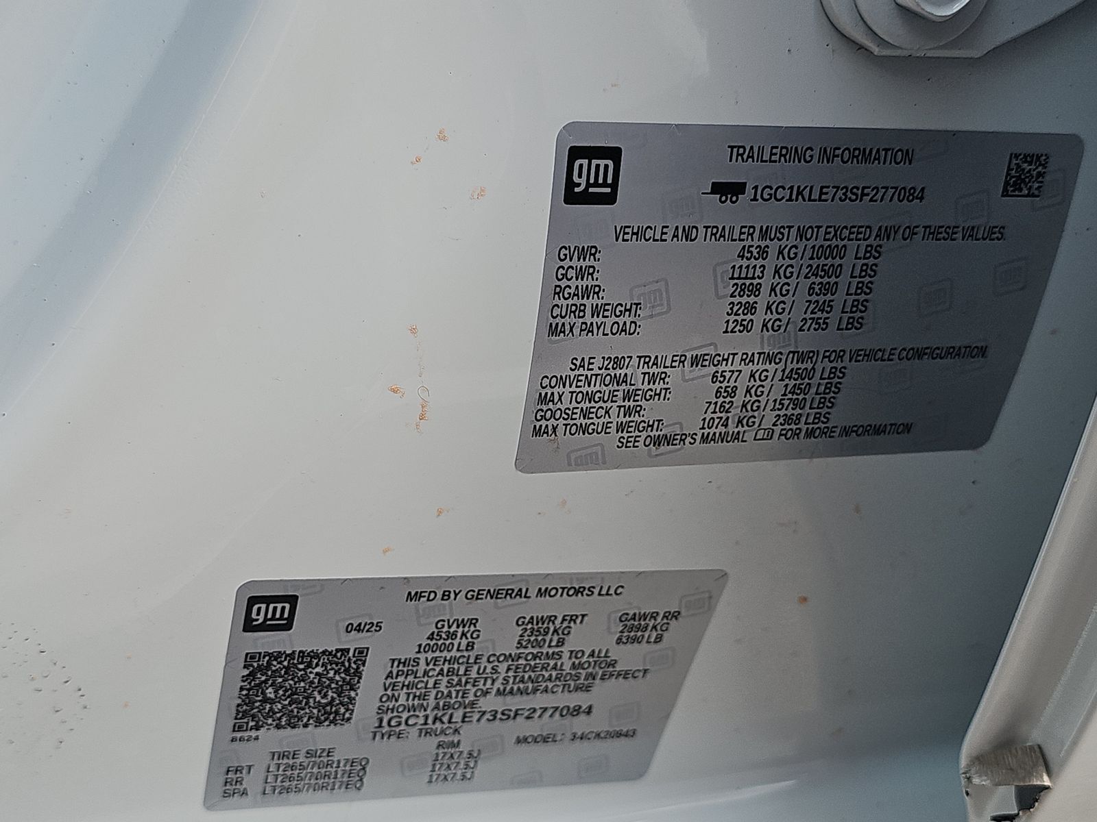 2025 Chevrolet Silverado 2500HD Work Truck AWD