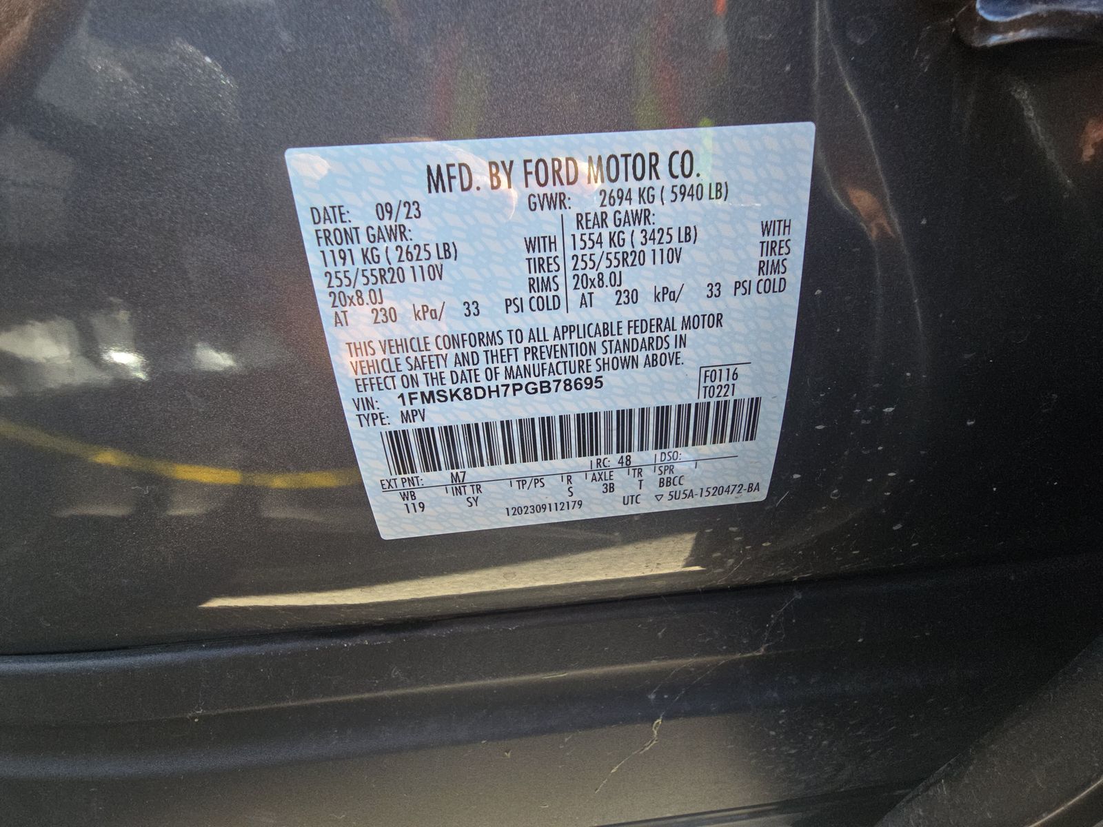 2023 Ford Explorer XLT AWD