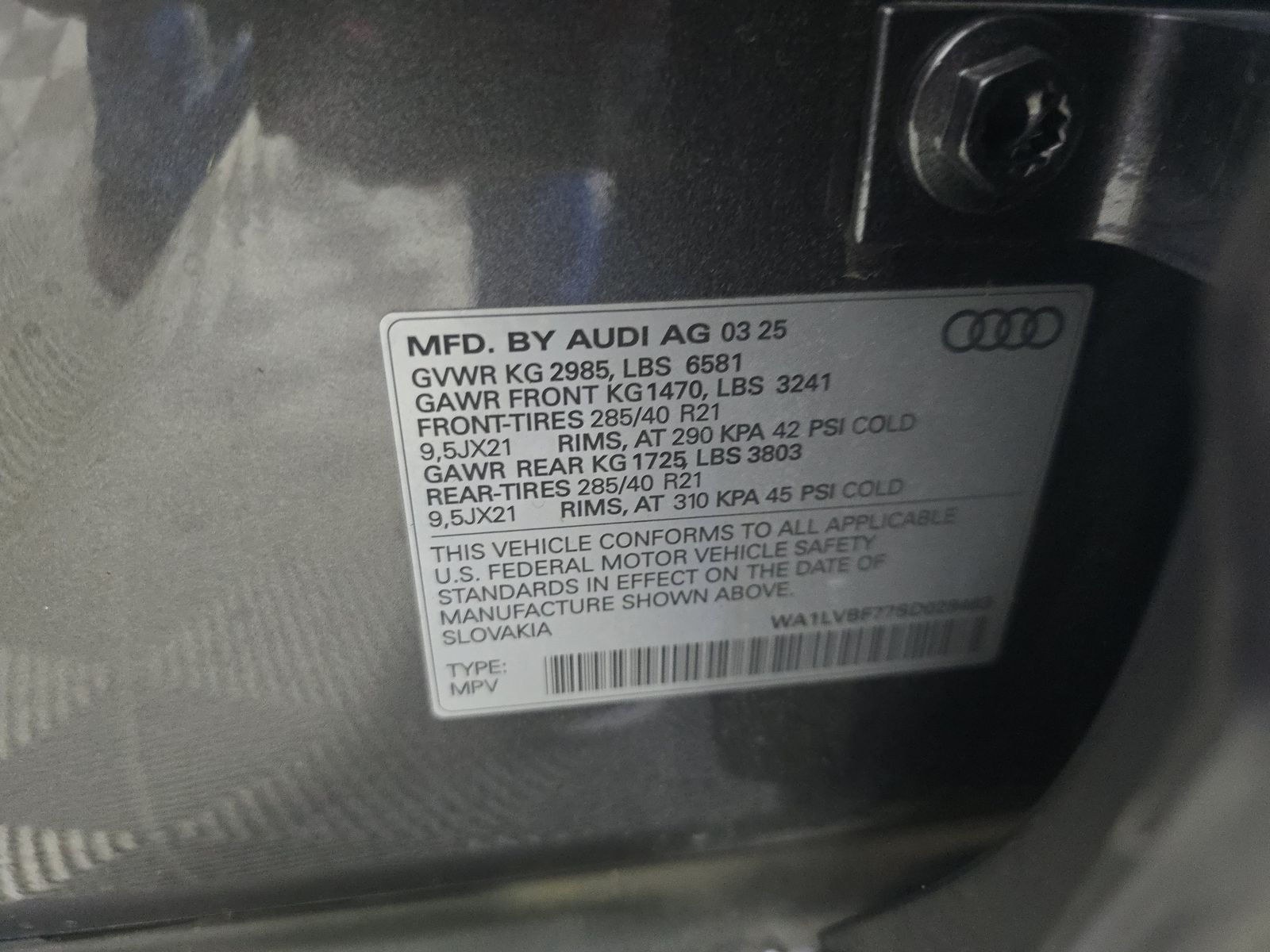 2025 Audi Q7 Premium Plus AWD