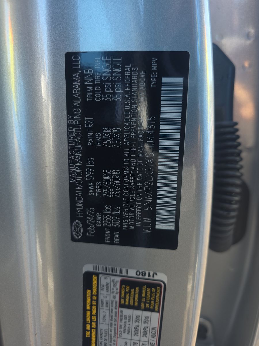 2025 Hyundai Santa Fe Hybrid SEL AWD