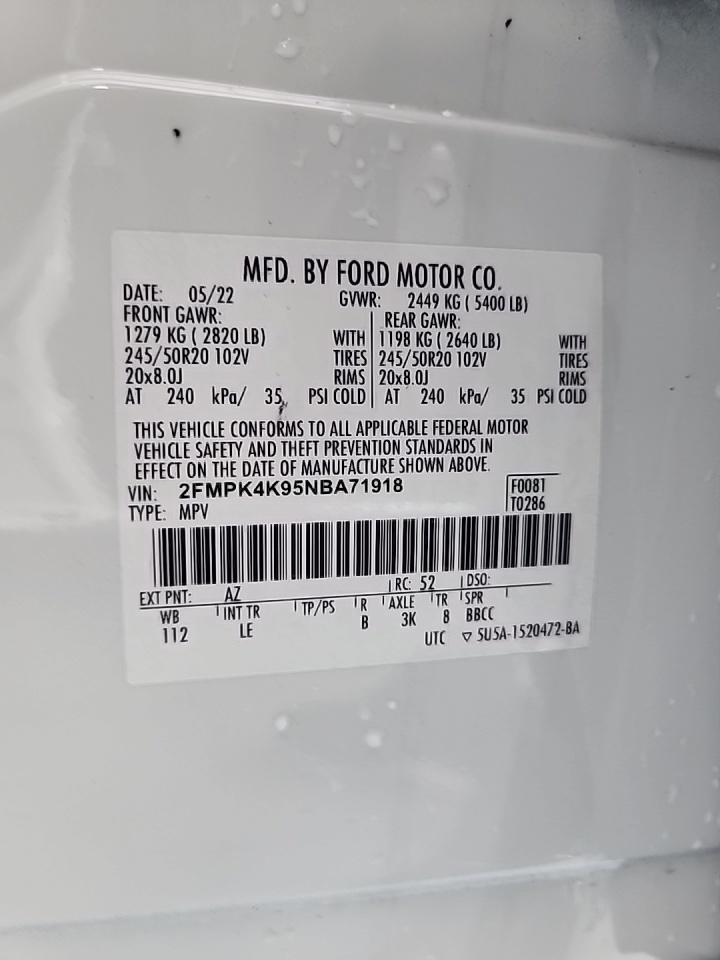 2022 Ford Edge Titanium AWD