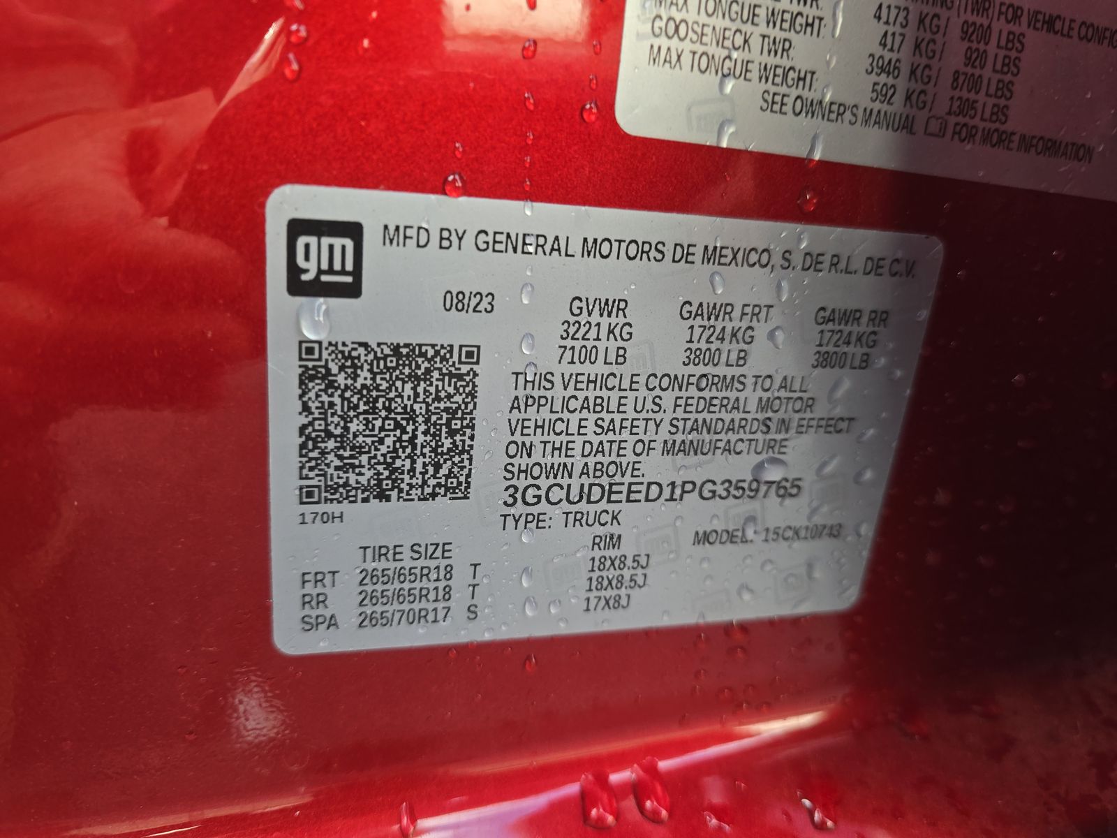 2023 Chevrolet Silverado 1500 RST AWD