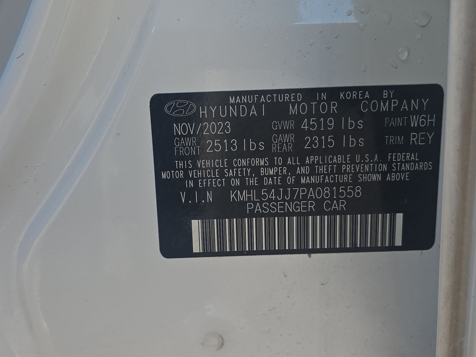 2023 Hyundai Sonata Hybrid Limited FWD