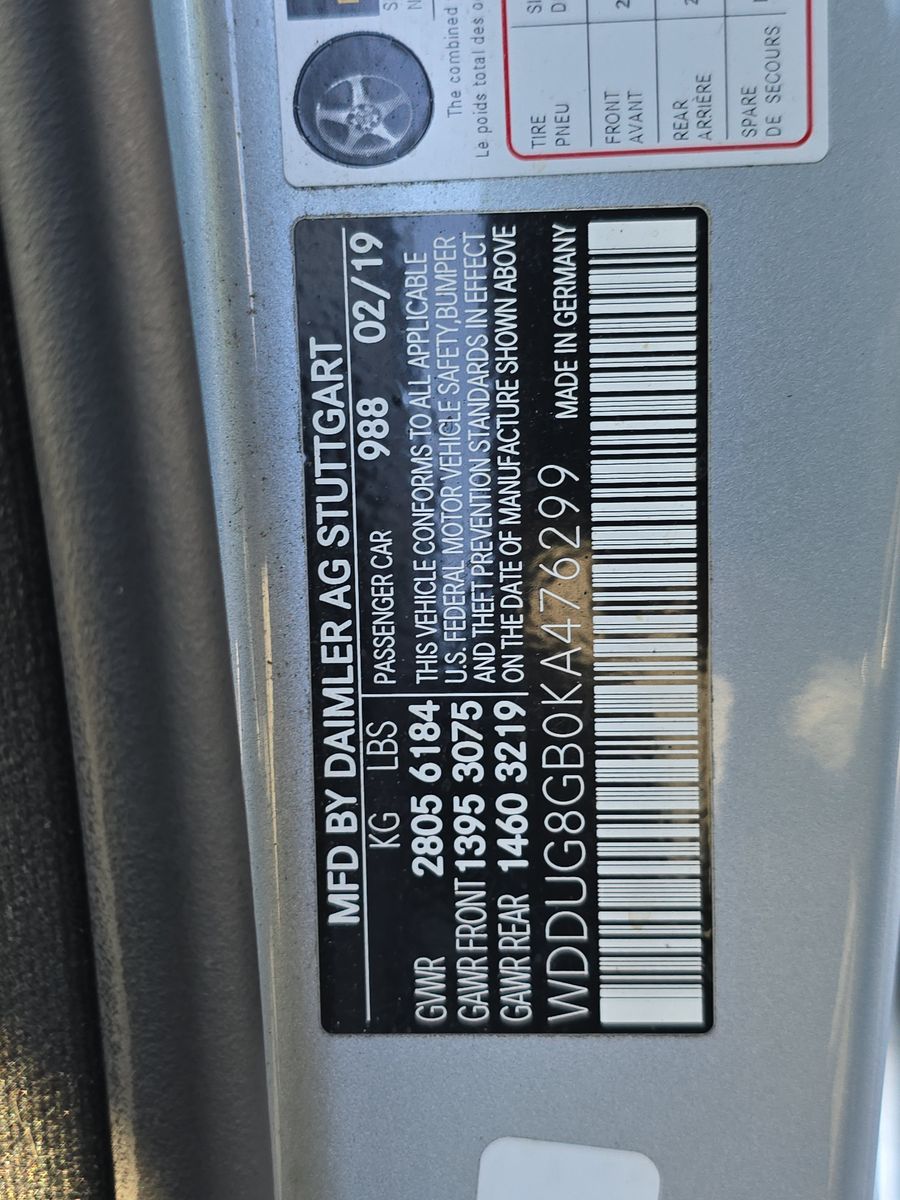 2019 Mercedes-Benz S-Class S 560 AWD