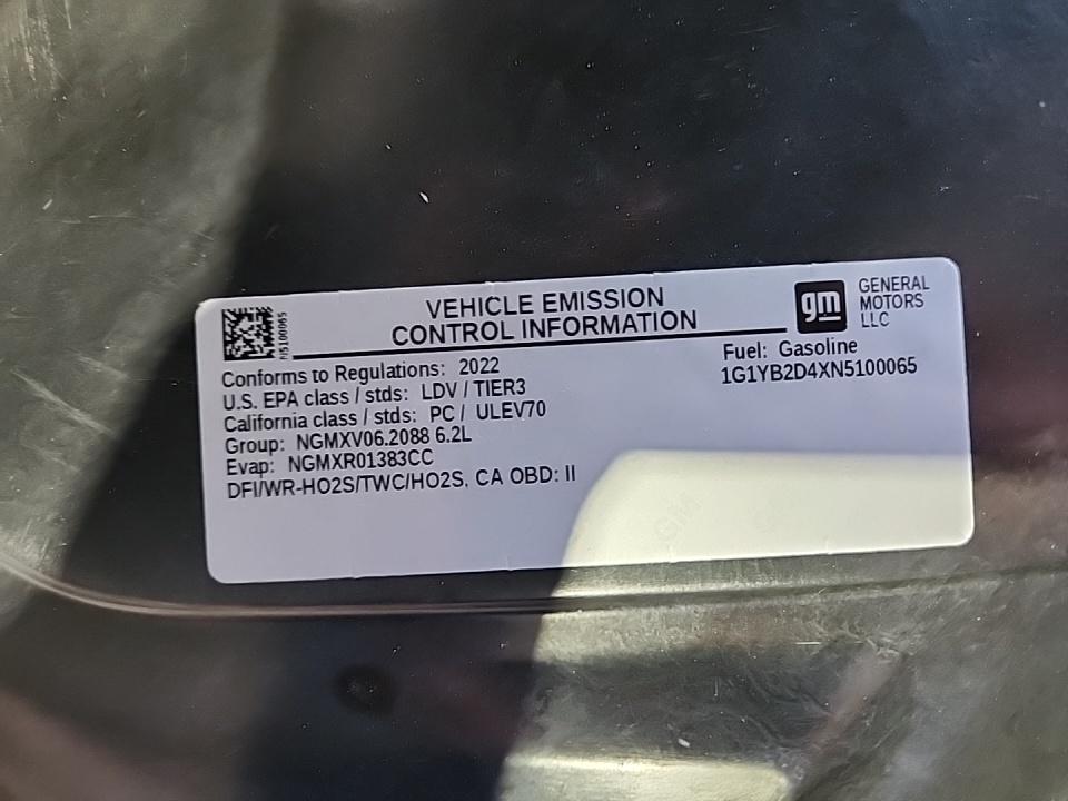 2022 Chevrolet Corvette Stingray RWD