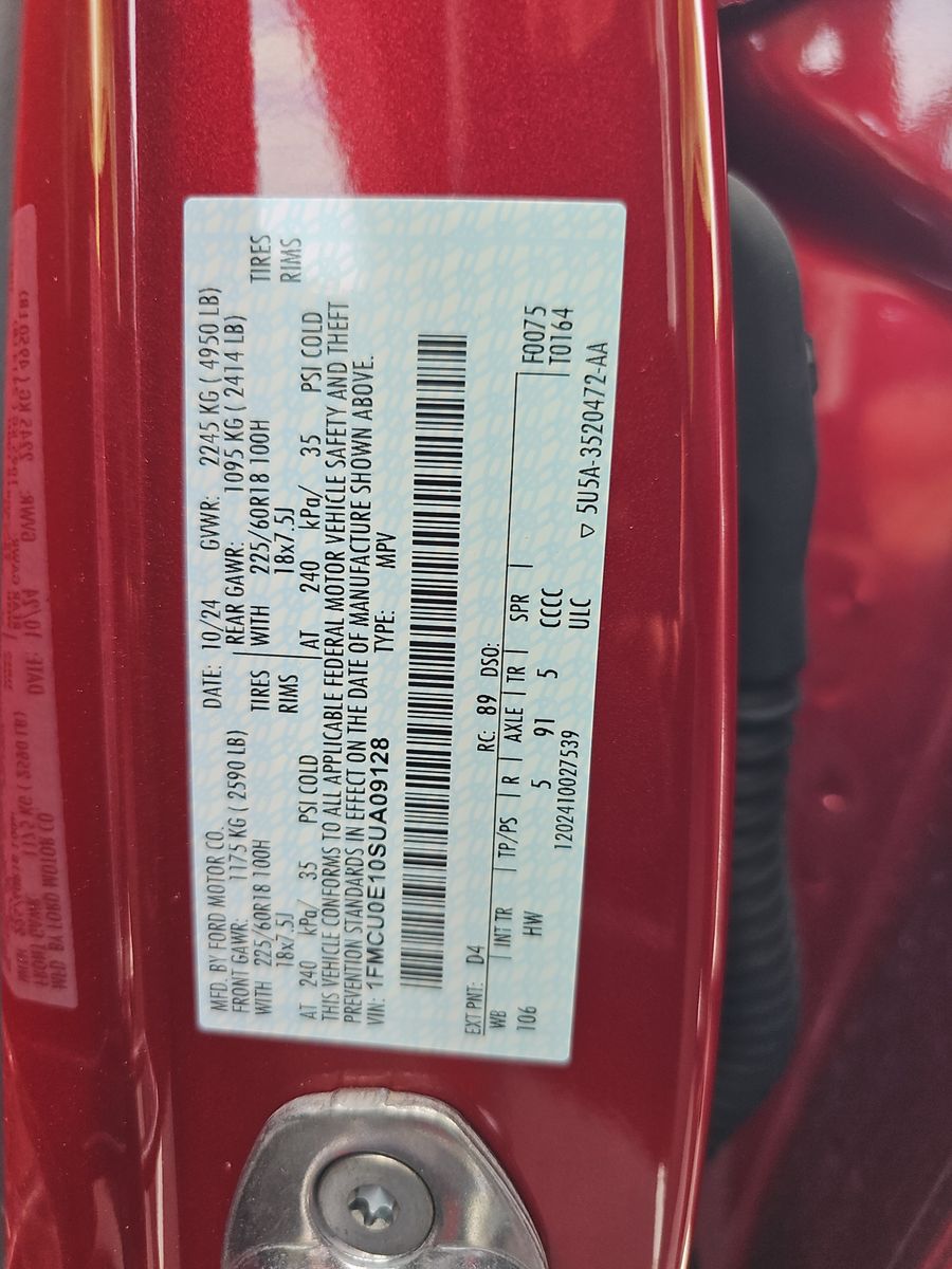 2025 Ford Escape Plug-In Hybrid FWD