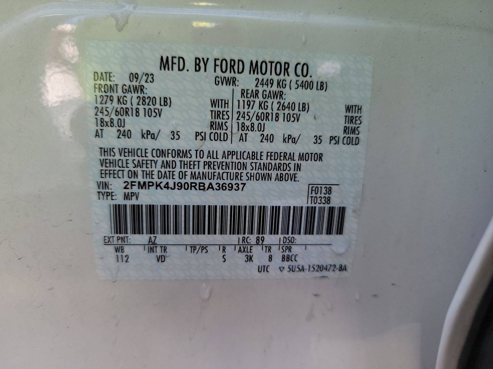 2024 Ford Edge SEL AWD