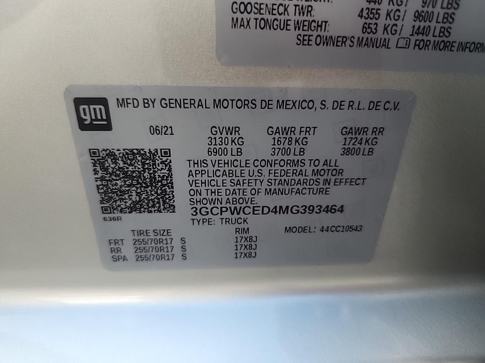 2021 Chevrolet Silverado 1500 LT RWD